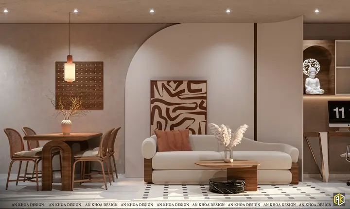 Thiết Kế Nội Thất Chung Cư 105m2 Mẫu 22