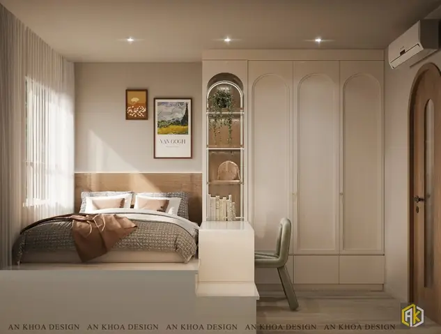 Thiết Kế Nội Thất Chung Cư 77m2 2 Phòng Ngủ Độc Đáo, Tinh Xảo