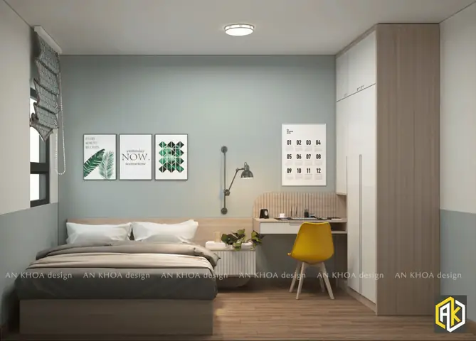 Thiết Kế Nội Thất Căn Hộ Hiện Đại 2 Phòng Ngủ 77m2 Chung Cư Topaz Twins Biên Hòa Đồng Nai