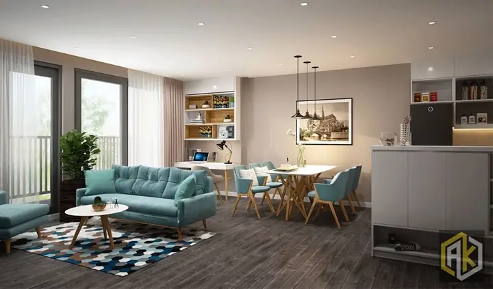 Phong Cách Nội Thất Bắc Âu (scandinavian) Cho Chung Cư 77m2