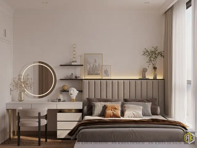 Thiết Kế Nội Thất Chung Cư 77m2 1 Phòng Ngủ Mang Đậm Chất Nghệ Thuật