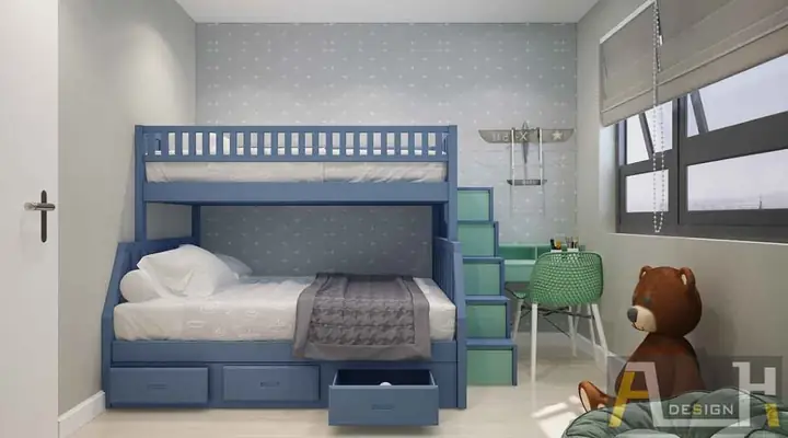 Thiết Kế Nội Thất Chung Cư 77m2 3 Phòng Ngủ Hiện Đại