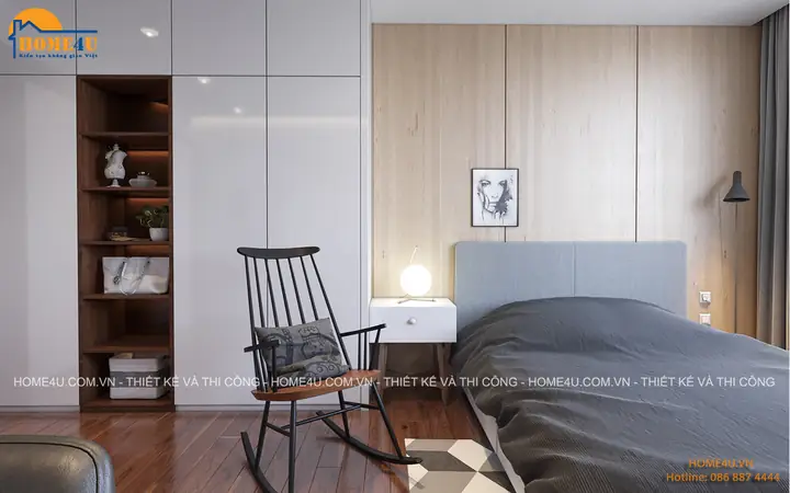 Mẫu Thiết Kế Nội Thất Chung Cư Goldmark City Phòng Ngủ 1