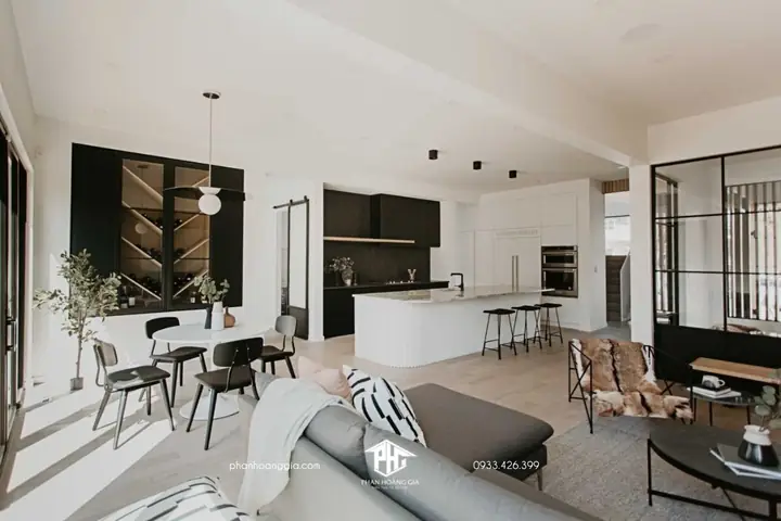 Vẻ Đẹp Hiện Đại Của Thiết Kế Nội Thất Nhà Ống 2 Tầng 100m2