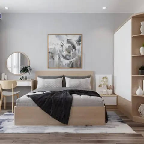 Nội Thất Phòng Ngủ Tiện Nghi Với Đầy Đủ Nội Thất Cần Thiết