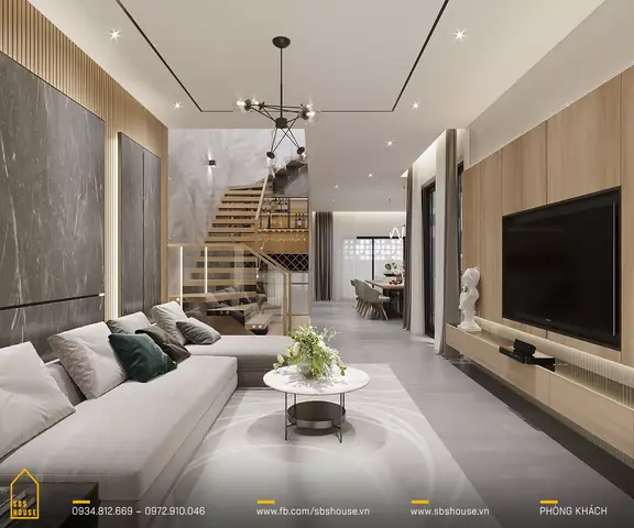 Mẫu Thiết Kế Phòng Khách 16m2 Hiện Đại