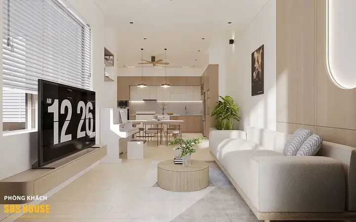 Mẫu Phòng Khách 16m2 Liền Phòng Bếp Mẫu Phòng Khách 16m2 Liền Phòng Bếp