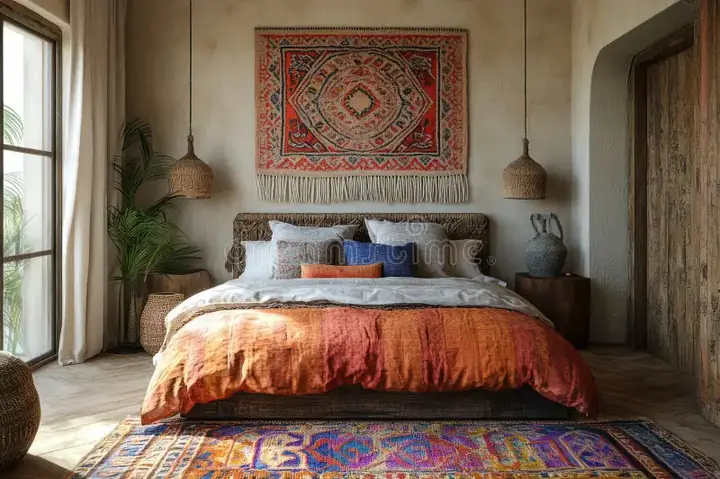 Thiết Kế Phòng Ngủ 21m2 Phong Cách Moroccan