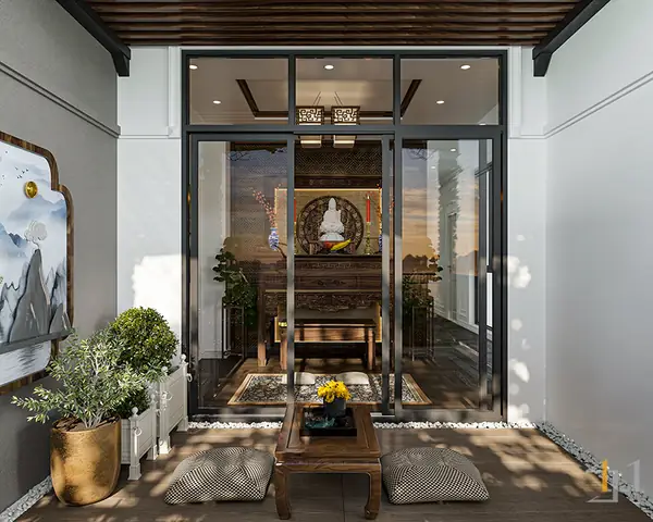 Mẫu Thiết Kế Phòng Thờ Riêng Tư Để Tu Tập