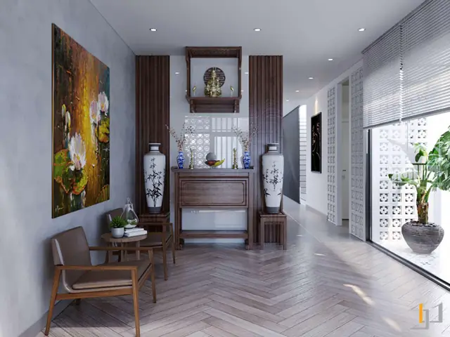 Mẫu Thiết Kế Phòng Thờ Riêng Tư Để Tu Tập