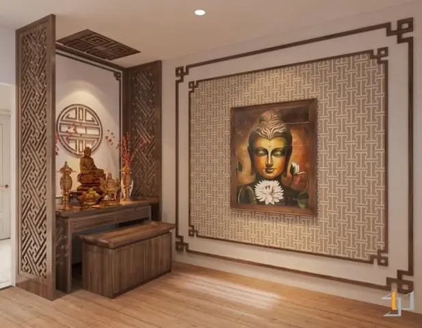 Thiết Kế Phòng Thờ Nhà Ống Cần Thể Hiện Được Sự Trang Nghiêm Và Tôn Kính