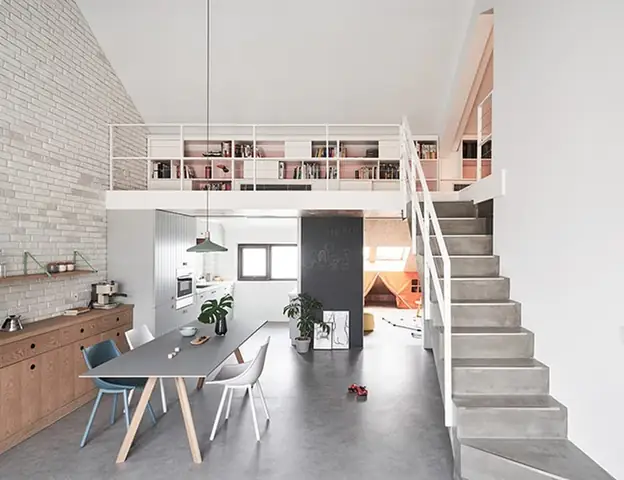 Mẫu Tầng Lửng Phòng Khách Đơn Giản Tinh Tế Mẫu Tầng Lửng Phòng Khách Đơn Giản Tinh Tế