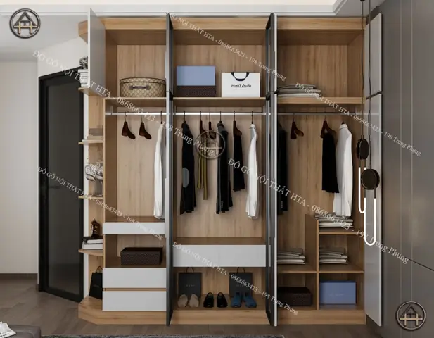 Tủ Quần Áo Thông Minh Có Ngăn Kéo