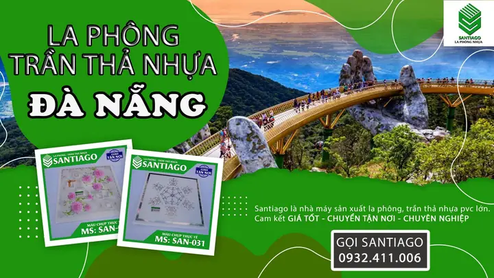 La Phông-trần Thả Nhựa Được Cấu Tạo Dạng Tấm Vuông 60x60 Hoặc 60x120 Hay Còn Gọi Là Trần Thả Nhựa Đang Là Vật Liệu Được Ưa Chuộng Tại Khắp Nơi Tại Đà Nẵng. Santiago Chuyên Sản Xuất Và Giao Hàng Tận Nơi Tấmla Phông-trần Thả Nhựa Pvc Tại Đà Nẵng, Hãy Cùng Santiago Tìm Hiểu Thông Tin Bên Dưới.