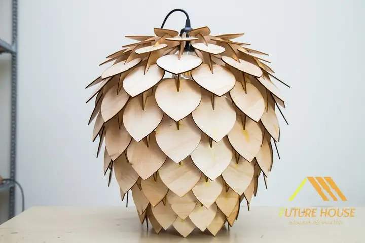 Đèn Gỗ Thả Trần Trang Trí Nhà Đơn Giản Mà Đẹp - Không Chỉ Đơn Giản Là Đèn Chiếu Sáng: