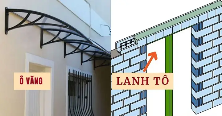 Lanh Tô Và Ô Văng Khác Nhau Thế Nào?