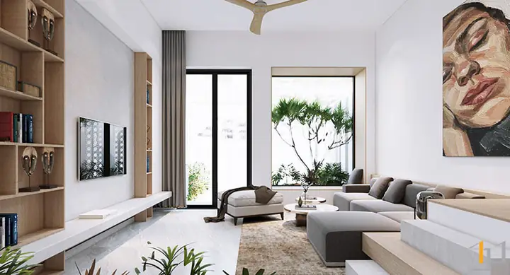 Trang Trí Phòng Khách Với Cây Xanh Trang Trí Phòng Khách Với Cây Xanh