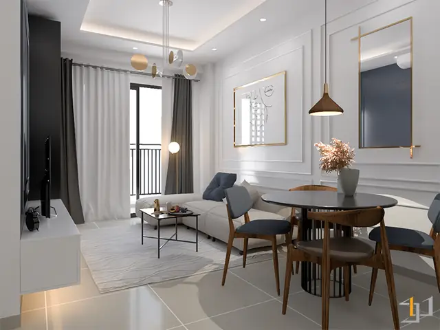 Chọn Đèn Phù Hợp Với Phòng Khách Nhà Ống 3m Chọn Đèn Phù Hợp Với Phòng Khách Nhà Ống 3m
