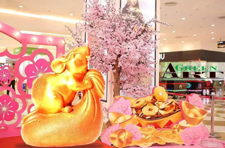 Trang Trí Bằng Con Giáp Tượng Trưng Cho Năm Mới