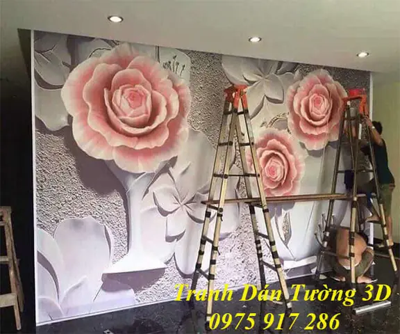 Tranh 3d Dán Tường Phòng Khách