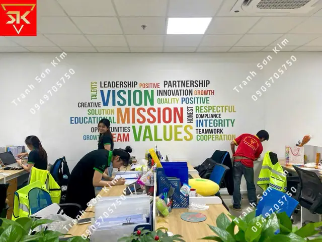 Top Mẫu Tranh Dán Tường Văn Phòng Tạo Cảm Hứng Hot Nhất Hiện Nay.