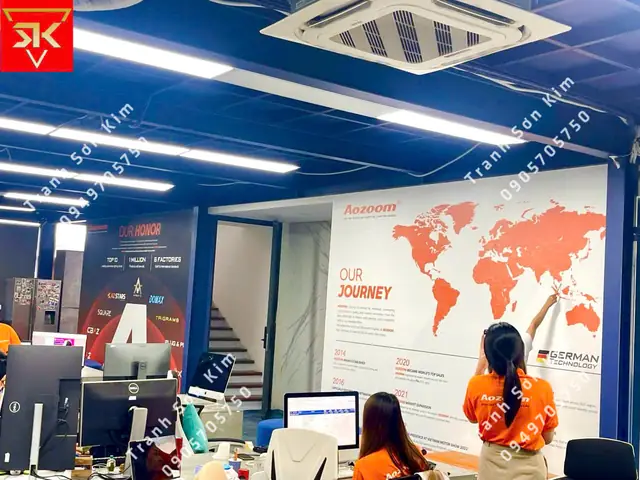 Top Mẫu Tranh Dán Tường Văn Phòng Tạo Cảm Hứng Hot Nhất Hiện Nay.