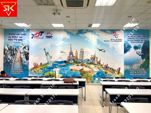 Top Mẫu Tranh Dán Tường Văn Phòng Tạo Cảm Hứng Hot Nhất Hiện Nay.