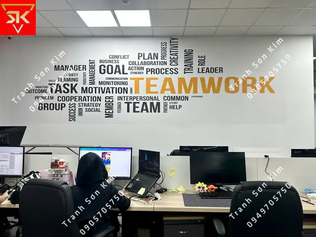 Top Mẫu Tranh Dán Tường Văn Phòng Tạo Cảm Hứng Hot Nhất Hiện Nay.