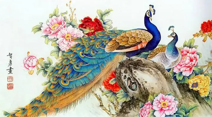 Tranh Chim Công – Uyên Ương