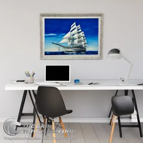 Tranh Thuyền Buồm Đẹp Treo Phòng Giám Đốc