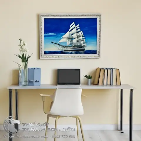 Tranh Thuyền Buồm Đẹp Treo Phòng Giám Đốc Tranh Thuyền Buồm Đẹp Treo Phòng Giám Đốc