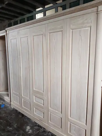 Mẫu Tủ Quần Áo Gỗ Tần Bì 5 Cánh