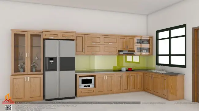 Tủ Bếp Gỗ Sồi Nga Là Gì?