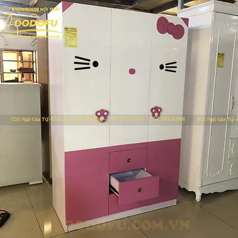 Những Mẫu Tủ Đựng Quần Áo Hello Kitty Đẹp Và Tiện Dụng Nhất