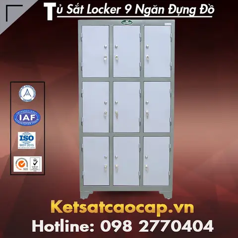 Tủ Locker Sắt 8 Ngăn Tủ Locker Sắt 8 Ngăn