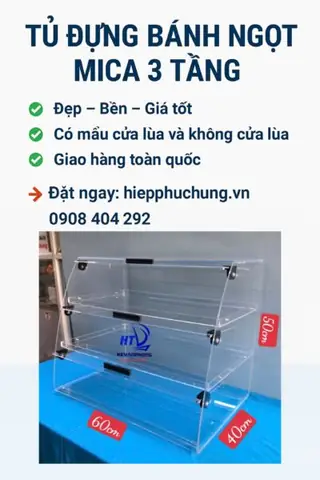 Ưu Điểm Vượt Trội Của Tủ Đựng Bánh Ngọt 3 Tầng