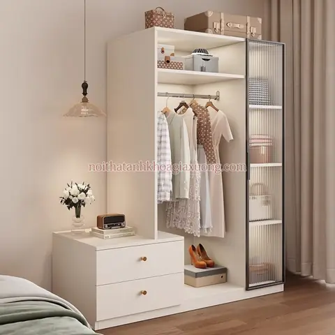 Mô Tả Sản Phẩm: Tủ Đựng Quần Áo Gỗ Ép Hiện Đại Giá Rẻ