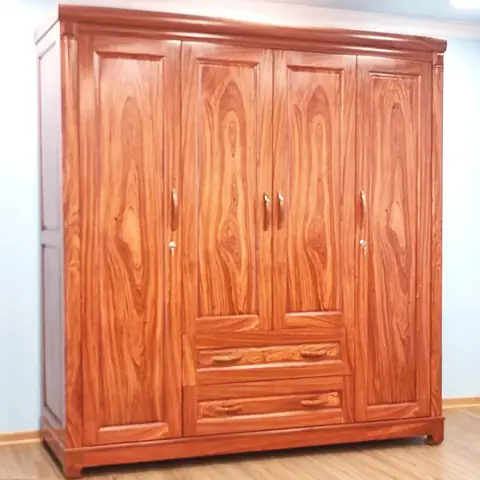 Thông Tin Sản Phẩm: Tủ Quần Áo Hương Đá 3 Buồng 4 Cánh