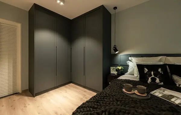 Tủ Đựng Quần Áo Màu Đen Hiện Đại