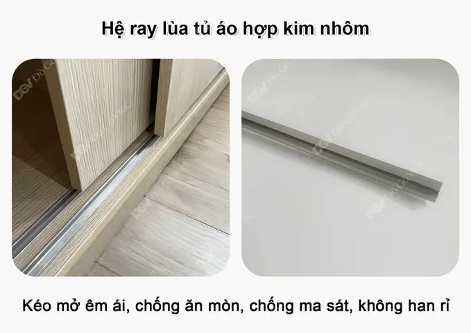Tủ Quần Áo Gỗ Công Nghiệp