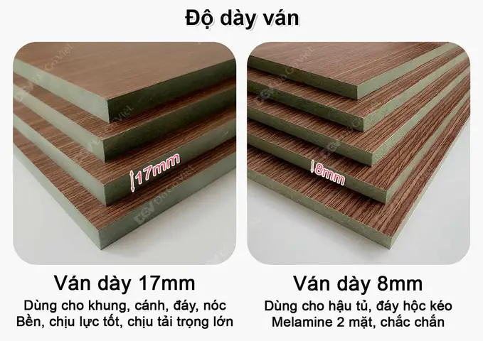 Tủ Quần Áo Gỗ Công Nghiệp