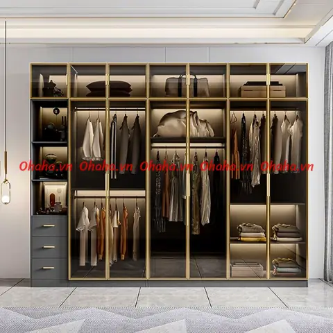Tủ Quần Áo Cánh Kínhohaha Tck003- Sang Trọng & Hiện Đại
