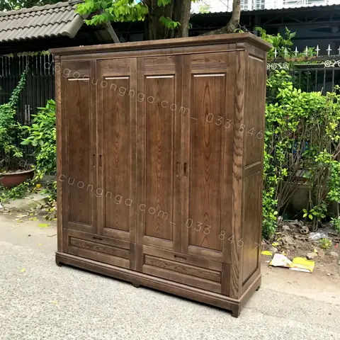 Tủ Quần Áo Gỗ Sồi Giá Rẻ
