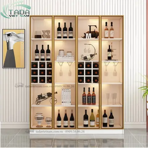 Tủ Rượu Đẹp Phòng Khách Chất Liệu Gỗ Mdf Thương Hiệu Tada- Tdtr5
