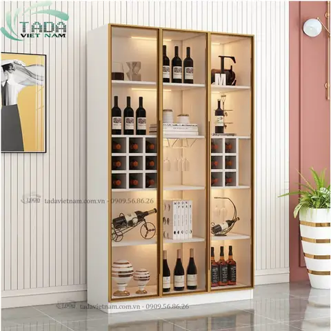 Tủ Rượu Đẹp Phòng Khách Chất Liệu Gỗ Mdf Thương Hiệu Tada- Tdtr5