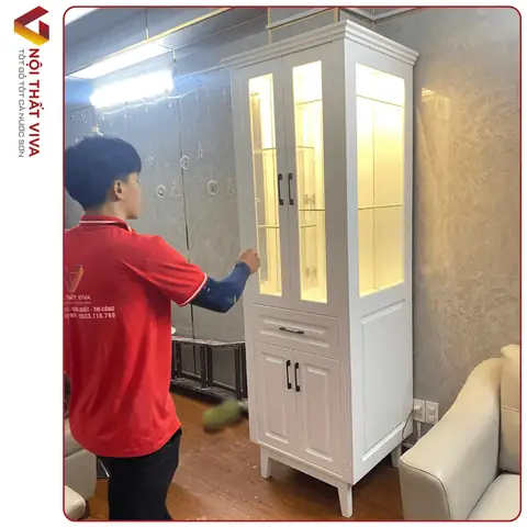 Kênh Đồ Gỗ Việt- Đơn Vị Cung Cấp Tủ Rượu Mini Phòng Khách Uy Tín, Chất Lượng, Giá Tốt