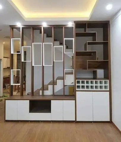 Mẫu Vách Ngăn Cầu Thang Bằng Gỗ Công Nghiệp Đẹp, Giá Rẻ Mẫu Vách Ngăn Cầu Thang Bằng Gỗ Công Nghiệp Đẹp, Giá Rẻ