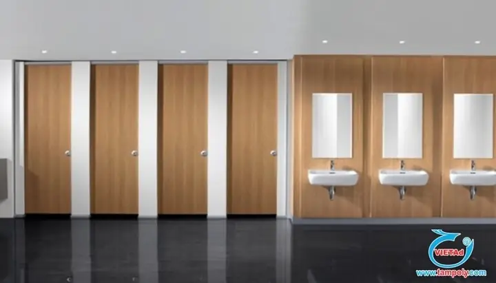 Tấm Nhựa Vách Ngăn Vệ Sinh Compact 12mm Và 18mm