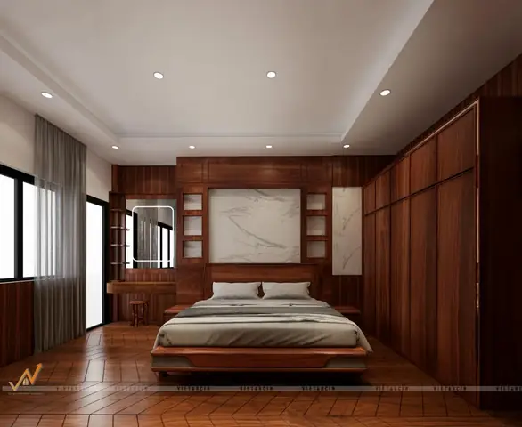 Mẫu Ốp Vách Phòng Ngủ Phong Cách Cổ Điển/tân Cổ Điển