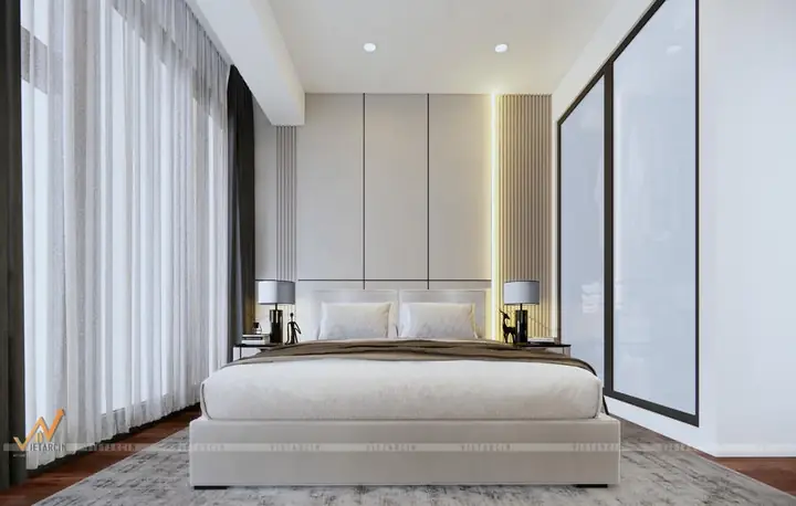 Gợi Ý Mẫu Vách Tường Phòng Ngủ Minimalism